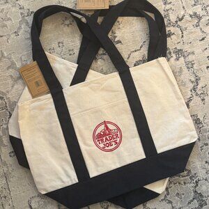 Authentic Trader Joe's Canvas Tote Bags (2 Pack)